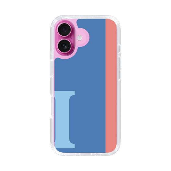 Slim Protection Case［ オリジナル - initial color line - I blue ］