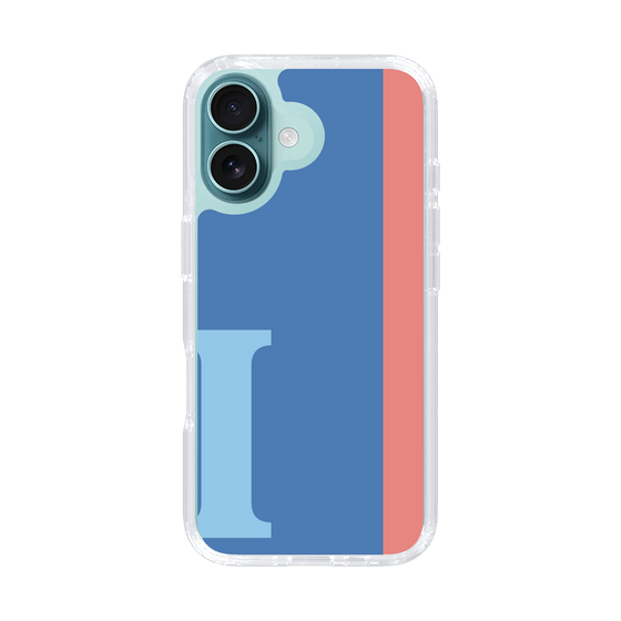 Slim Protection Case［ オリジナル - initial color line - I blue ］