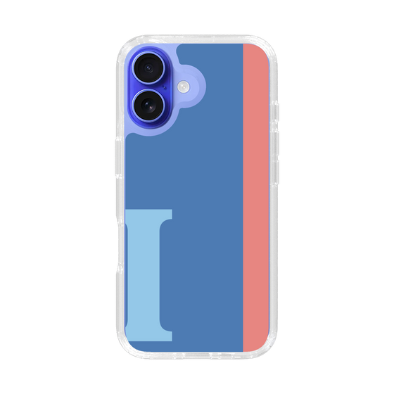Slim Protection Case［ オリジナル - initial color line - I blue ］
