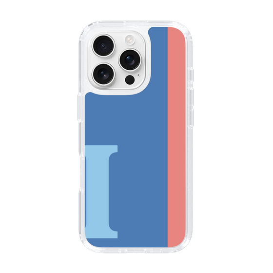 Slim Protection Case［ オリジナル - initial color line - I blue ］