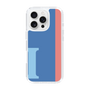 Slim Protection Case［ オリジナル - initial color line - I blue ］