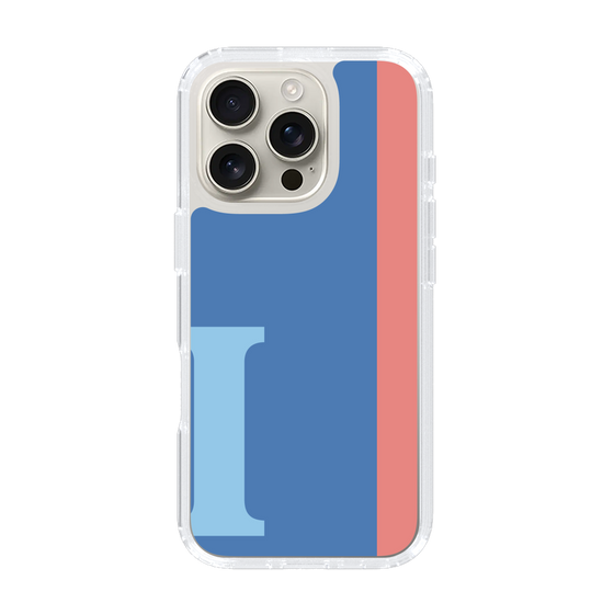 Slim Protection Case［ オリジナル - initial color line - I blue ］