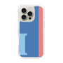 Slim Protection Case［ オリジナル - initial color line - I blue ］