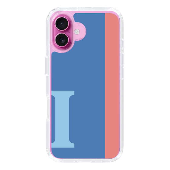Slim Protection Case［ オリジナル - initial color line - I blue ］