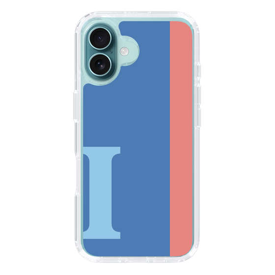 Slim Protection Case［ オリジナル - initial color line - I blue ］
