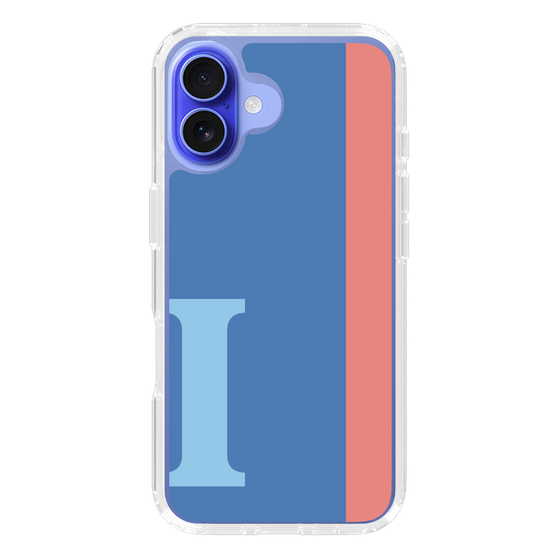 Slim Protection Case［ オリジナル - initial color line - I blue ］