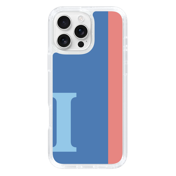 Slim Protection Case［ オリジナル - initial color line - I blue ］