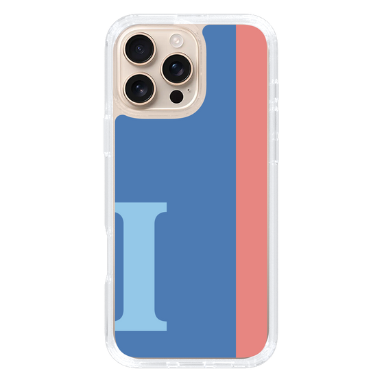 Slim Protection Case［ オリジナル - initial color line - I blue ］