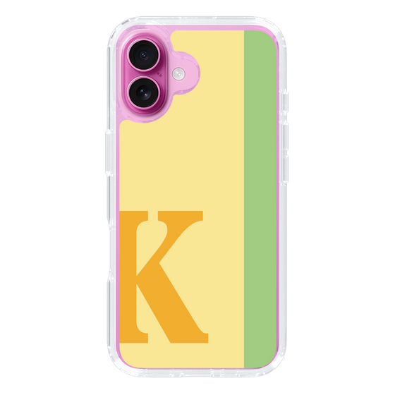 Slim Protection Case［ オリジナル - initial color line - K yellow ］