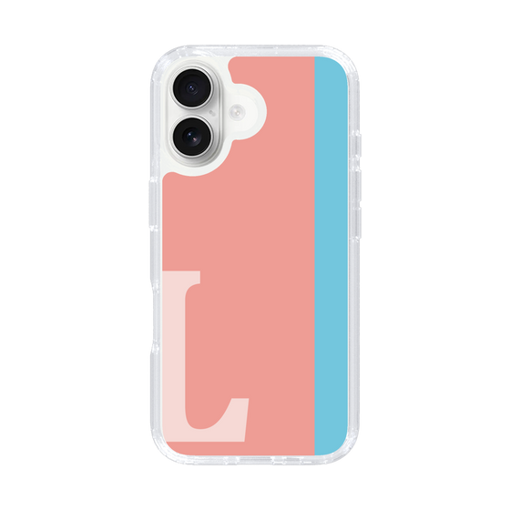 Slim Protection Case［ オリジナル - initial color line - L pink ］