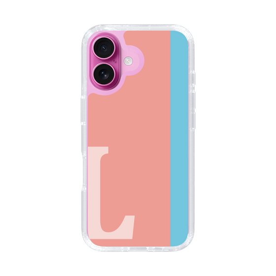 Slim Protection Case［ オリジナル - initial color line - L pink ］