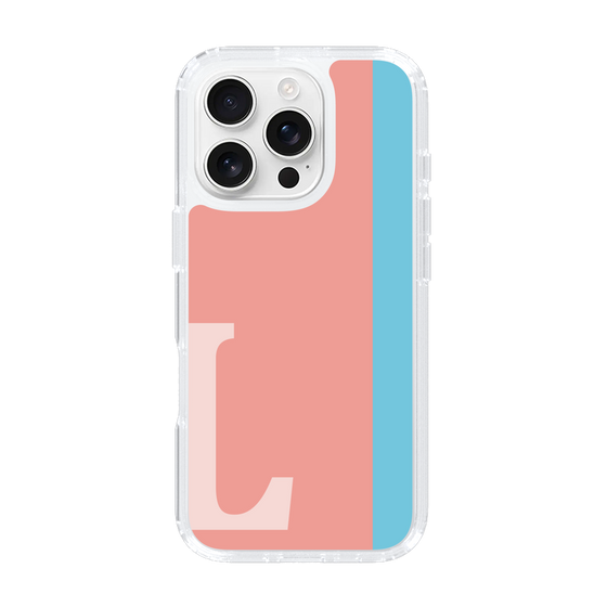 Slim Protection Case［ オリジナル - initial color line - L pink ］