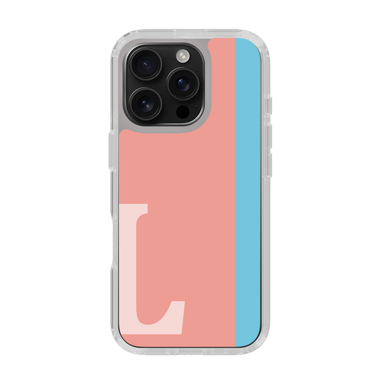 Slim Protection Case［ オリジナル - initial color line - L pink ］