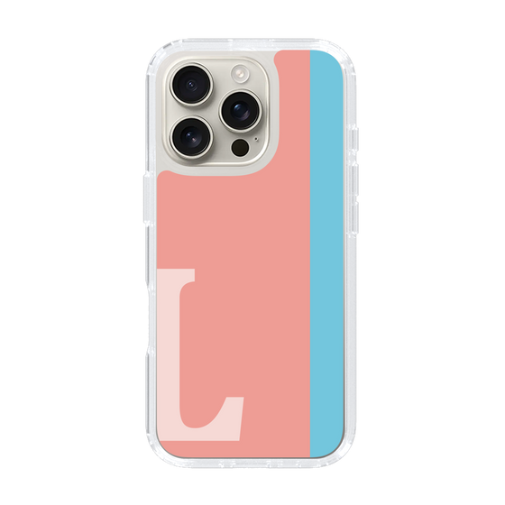 Slim Protection Case［ オリジナル - initial color line - L pink ］