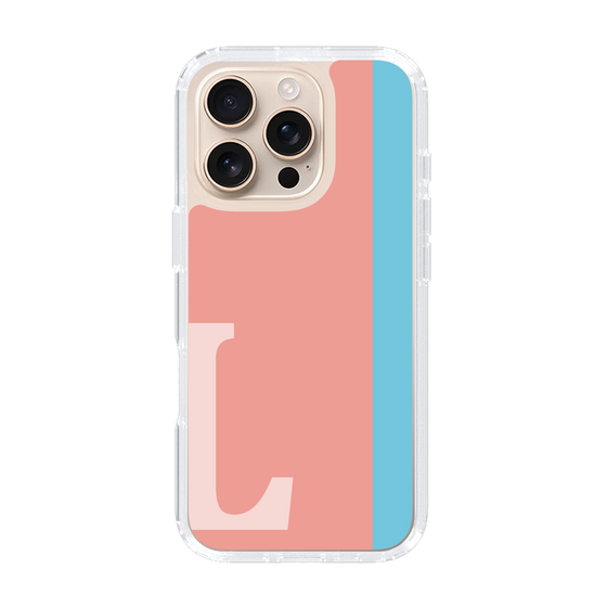 Slim Protection Case［ オリジナル - initial color line - L pink ］