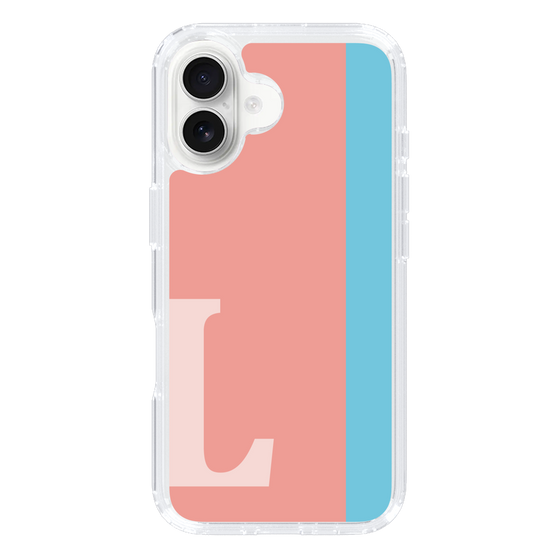 Slim Protection Case［ オリジナル - initial color line - L pink ］