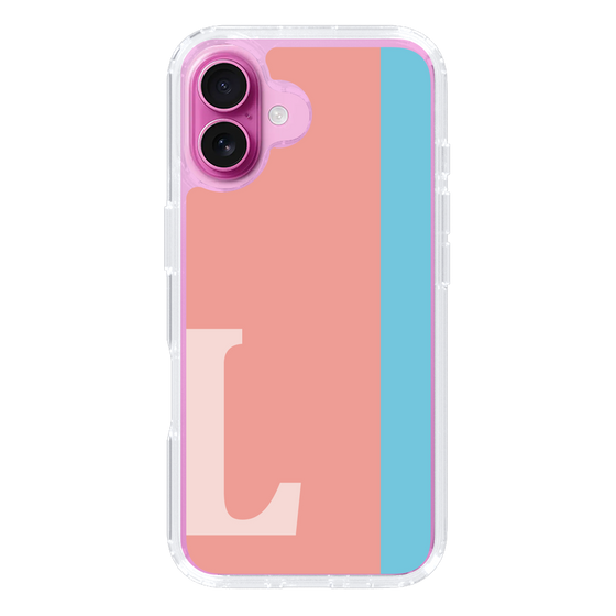 Slim Protection Case［ オリジナル - initial color line - L pink ］