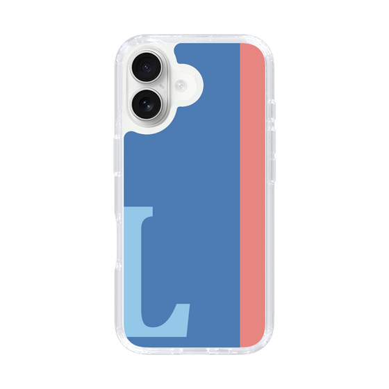 Slim Protection Case［ オリジナル - initial color line - L blue ］