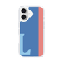 Slim Protection Case［ オリジナル - initial color line - L blue ］