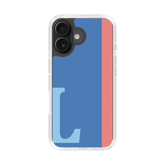 Slim Protection Case［ オリジナル - initial color line - L blue ］