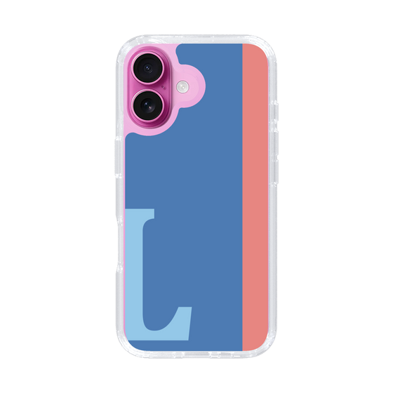 Slim Protection Case［ オリジナル - initial color line - L blue ］