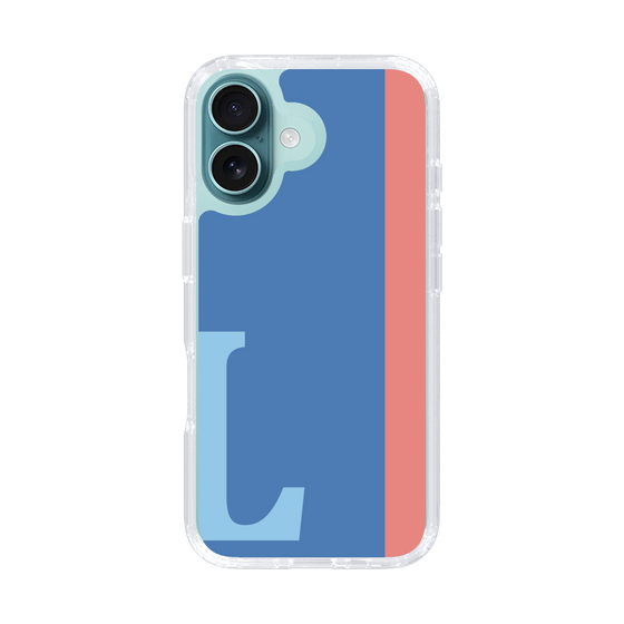 Slim Protection Case［ オリジナル - initial color line - L blue ］