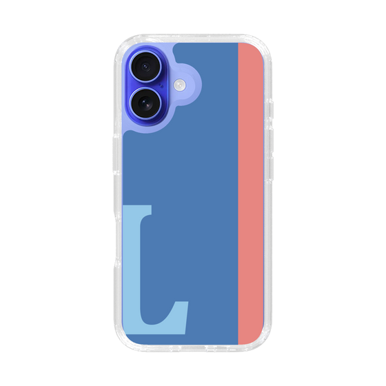 Slim Protection Case［ オリジナル - initial color line - L blue ］