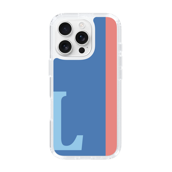 Slim Protection Case［ オリジナル - initial color line - L blue ］