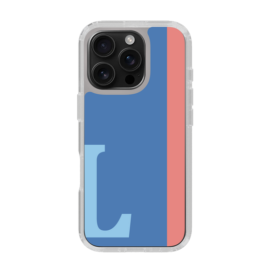 Slim Protection Case［ オリジナル - initial color line - L blue ］