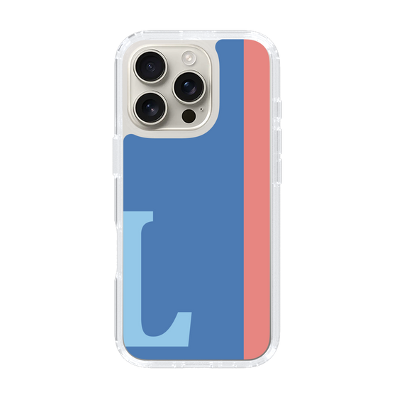 Slim Protection Case［ オリジナル - initial color line - L blue ］