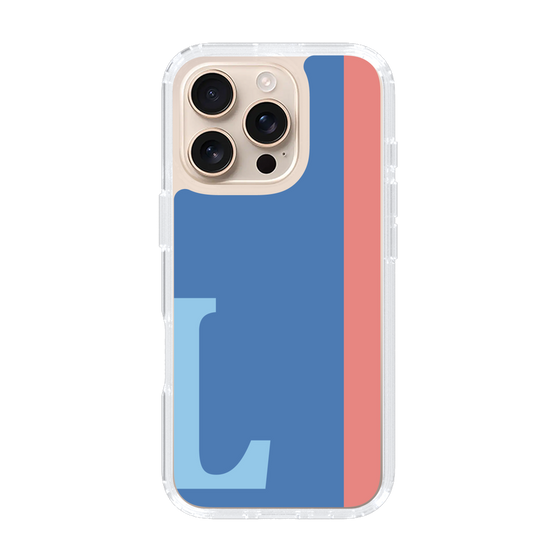 Slim Protection Case［ オリジナル - initial color line - L blue ］