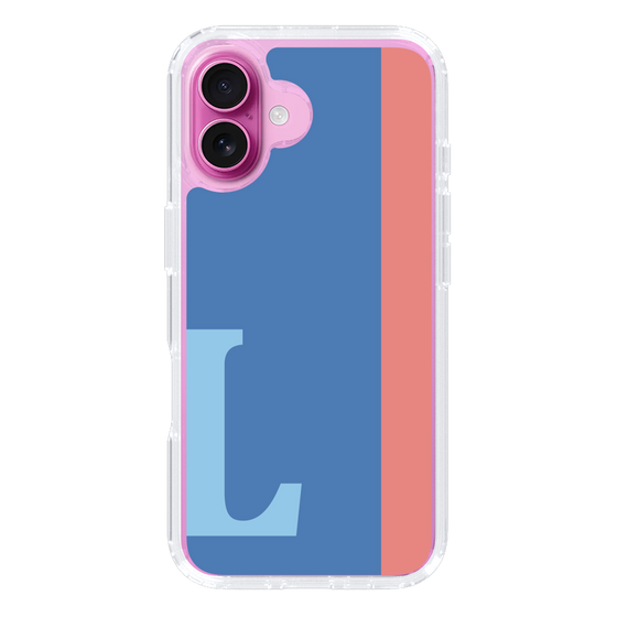 Slim Protection Case［ オリジナル - initial color line - L blue ］