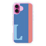 Slim Protection Case［ オリジナル - initial color line - L blue ］