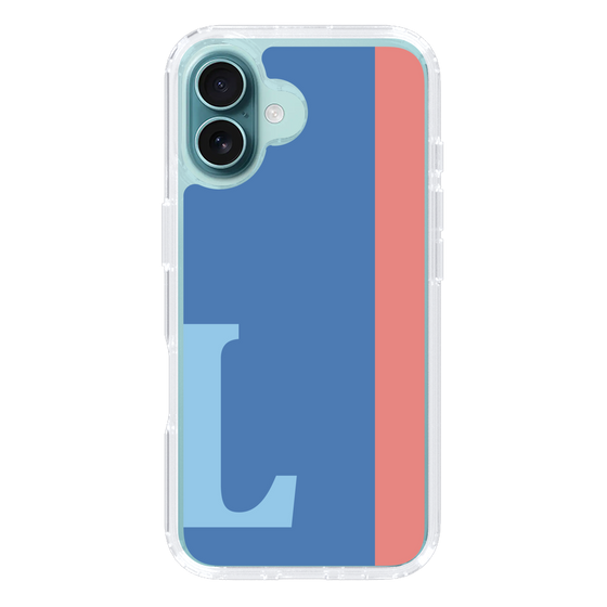 Slim Protection Case［ オリジナル - initial color line - L blue ］
