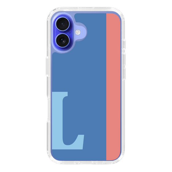 Slim Protection Case［ オリジナル - initial color line - L blue ］