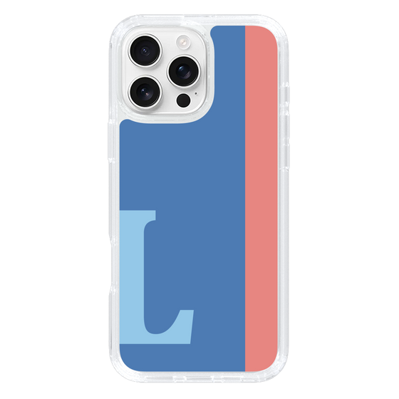 Slim Protection Case［ オリジナル - initial color line - L blue ］