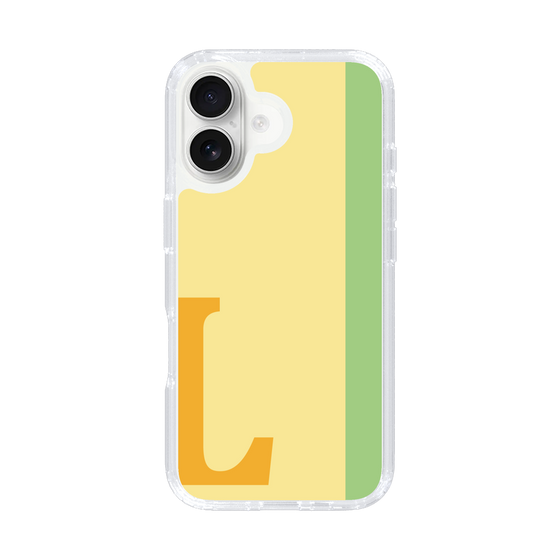 Slim Protection Case［ オリジナル - initial color line - L yellow ］