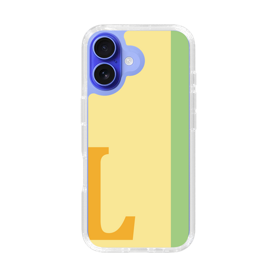Slim Protection Case［ オリジナル - initial color line - L yellow ］