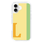Slim Protection Case［ オリジナル - initial color line - L yellow ］