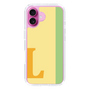 Slim Protection Case［ オリジナル - initial color line - L yellow ］
