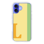 Slim Protection Case［ オリジナル - initial color line - L yellow ］
