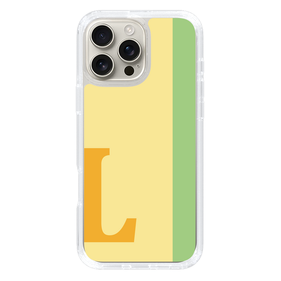 Slim Protection Case［ オリジナル - initial color line - L yellow ］