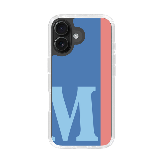 Slim Protection Case［ オリジナル - initial color line - M blue ］