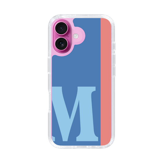 Slim Protection Case［ オリジナル - initial color line - M blue ］