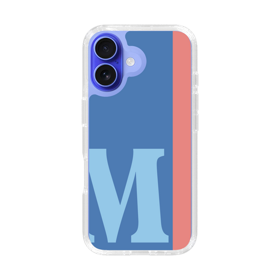 Slim Protection Case［ オリジナル - initial color line - M blue ］