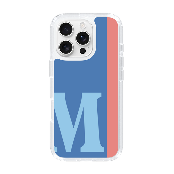 Slim Protection Case［ オリジナル - initial color line - M blue ］