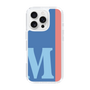 Slim Protection Case［ オリジナル - initial color line - M blue ］