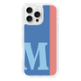 Slim Protection Case［ オリジナル - initial color line - M blue ］