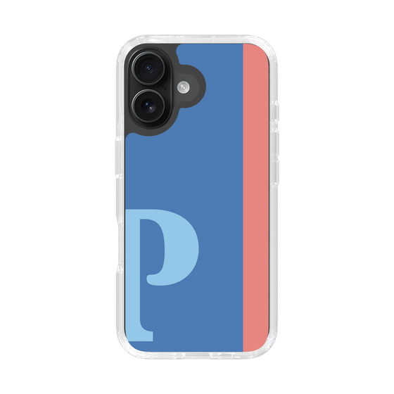Slim Protection Case［ オリジナル - initial color line - P blue ］