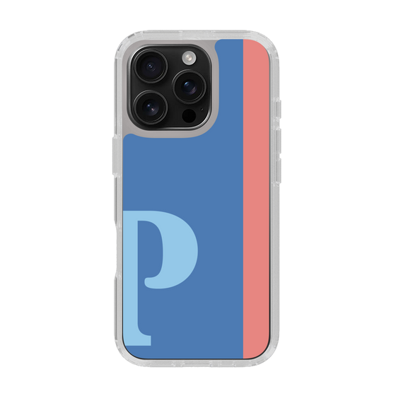 Slim Protection Case［ オリジナル - initial color line - P blue ］